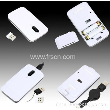Convenient Flat Cool Wired And Wireless Card Mouse 